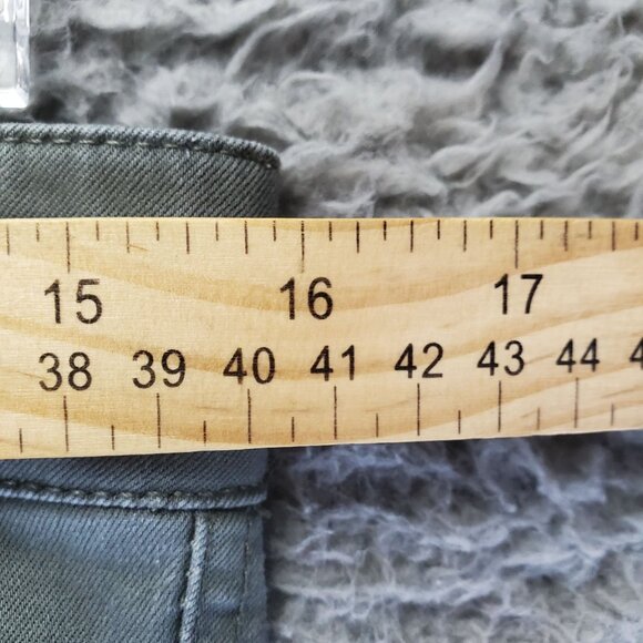 Democracy Jeans Women’s Size 6 Olive Green Cargo Style Stretch Denim - Picture 6 of 13